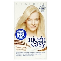 clairol nice n easy permanent hair colour natural ultra light blonde 1 ...