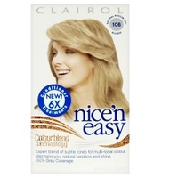 clairol nice n easy permanent colour natural medium ash blonde 106