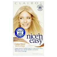 clairol nice n easy permanent hair colour natural extra light beige bl ...