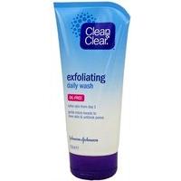 clean clear exfoliating daily wash