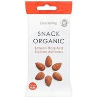 Clearspring Tamari Roasted Sicilian Almonds - Organic (30g x 15)