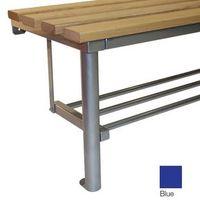 CLUB MONO BENCH SHOE RACK BLUE 2000MM WIDE X 450 DEEP