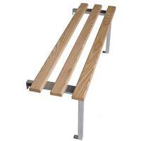 CLASSIC MONO BENCH 1000 X 350MM 2 LEGS - SILVER