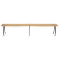 CLASSIC MEZZO BENCH 2000 X 325MM 3 LEGS - SILVER