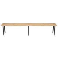 CLASSIC MEZZO BENCH 2000 X 325MM 3 LEGS - BLACK