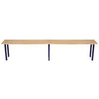 CLASSIC MEZZO BENCH 2000 X 325MM 3 LEGS - BLUE