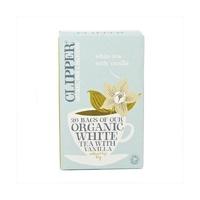 clipper organic white tea vanilla 26bag 1 x 26bag