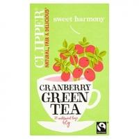 Clipper Green Tea with Cranberry 20bag (1 x 20bag)