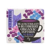 clipper blackcurrant and blueberry 10bag 1 x 10bag