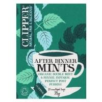 clipper after dinner mints double mint fennel 20 bags x 6