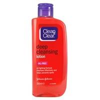Clean &amp; Clear Deep Cleansing Lotion - Oil Free 200ml