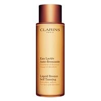 clarins liquid bronze self tanning for face and dcollet