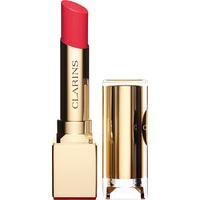 clarins rouge eclat satin finish age defying lipstick 3g 23 hot rose