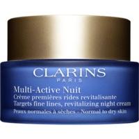clarins multi active nuit targets fine lines revitalizing night cream  ...