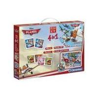Clementoni Disney Planes 4-in-1 Educational Kit Memo/puzzle/domino/cubes (13800)