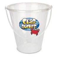 clear large crab bucket 28cm