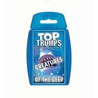 Classic Top Trumps Childrens Kids Travel Holiday Playing Cards CREATURES OF THE DEEP