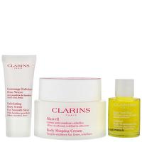 clarins gifts and sets body shaping cream 200ml body scrub 30ml and bo ...