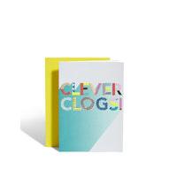 clever clogs congratulations card