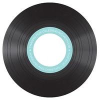 Classic Vinyl Diecut CD Label