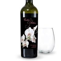 Classic Orchid Wine Label