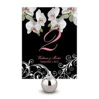 Classic Orchid Table Number