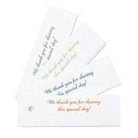 classic confetti favour cards gold print