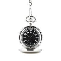 classic pocket watch with black face