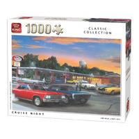 Classic Collection Cruise Night 1000 Piece Jigsaw Puzzle