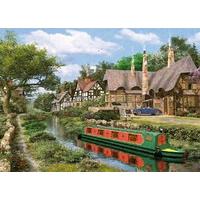 Classic Collection - Cottage Canal 1000 Piece Jigsaw Puzzle
