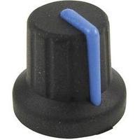 Cliff FC72603S K86R Knob Black / Blue 6mm Spl