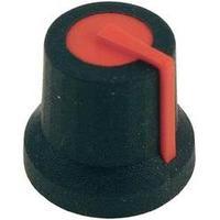 Cliff CL170823BR Knob K87Mar Black / Red 6mm D