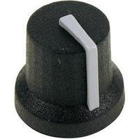 Cliff CL170844CR Knob K87Mbr Black / Grey 6mm Spl