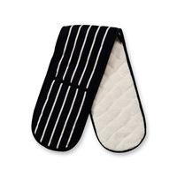 classic stripe double oven glove