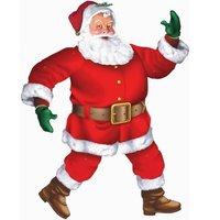 Classic Santa Cutout Figure