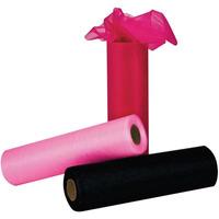 club green organza 25m snow sheer roll fuchsia