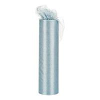 Club Green Organza 25m Snow Sheer Roll - Silver