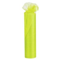 Club Green Organza 25m Snow Sheer Roll - Lime