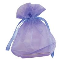 Club Green Medium Organza Pouch - Lilac