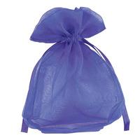 Club Green Medium Organza Pouch - Purple