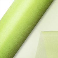 Club Green Organza 10m Snow Sheer Roll - Lime