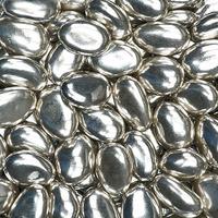 Club Green Sugared Whole Almonds - Metallic Silver