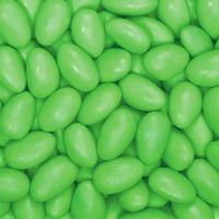 club green sugared whole almonds green