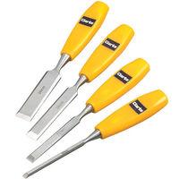 clarke clarke cht347 4 pce wood chisel set