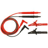 Cliff CIH29890 1.5m Two Lead Set Unfused Probes to 90° 4mm Plugs C...