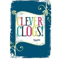 Clever Clogs - Personalised Congratulations Card