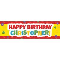 Clubhouse Personalised Party Banner