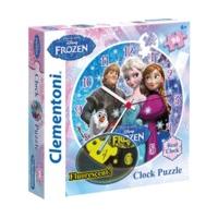 Clementoni Frozen - 96 Pcs - Clock Puzzle