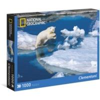 Clementoni Young Male Polar Bear - 1000 pcs - National Geographic