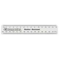 classmaster pack 100 shatter resistant clear rulers 15cm